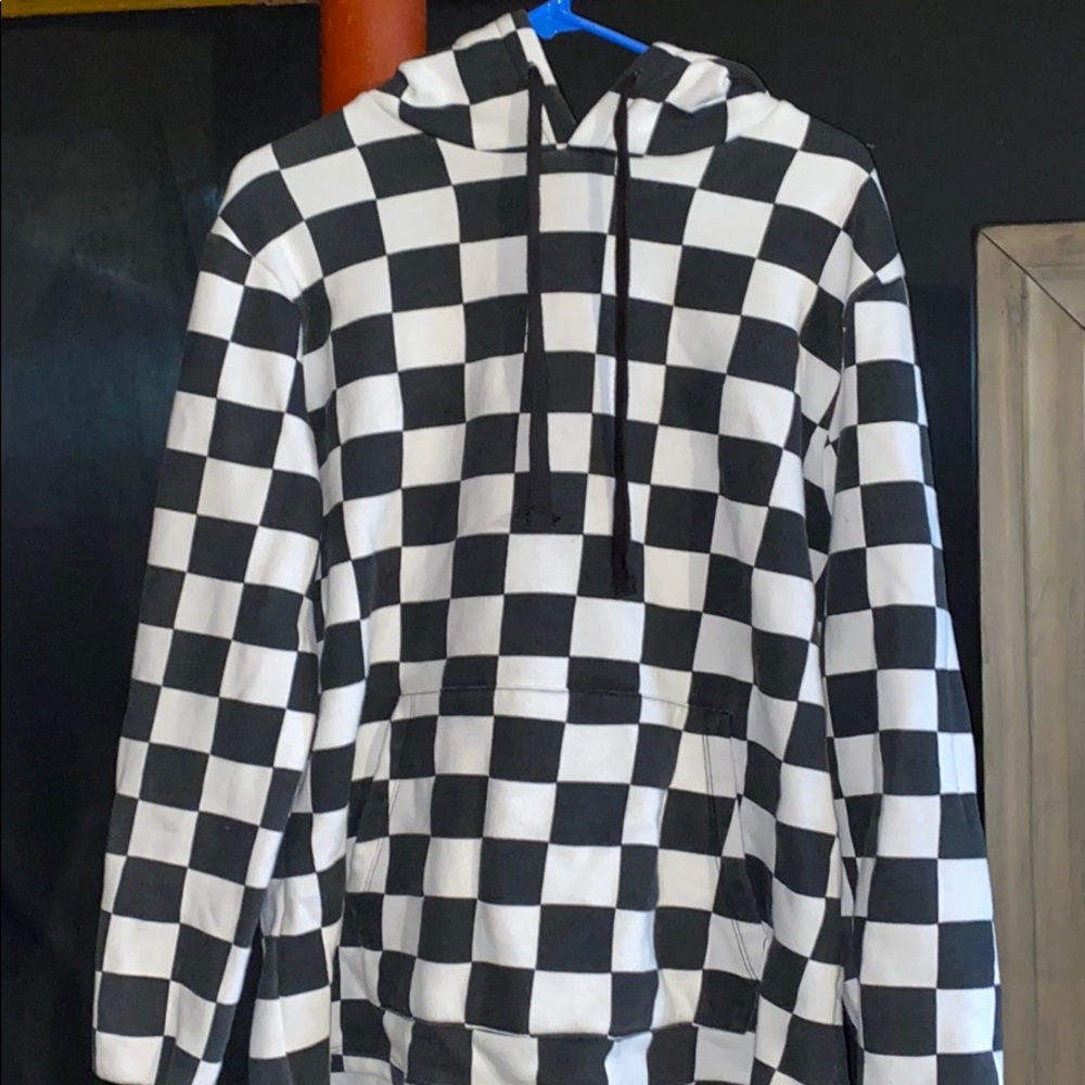 Forever 21 checkered hoodie